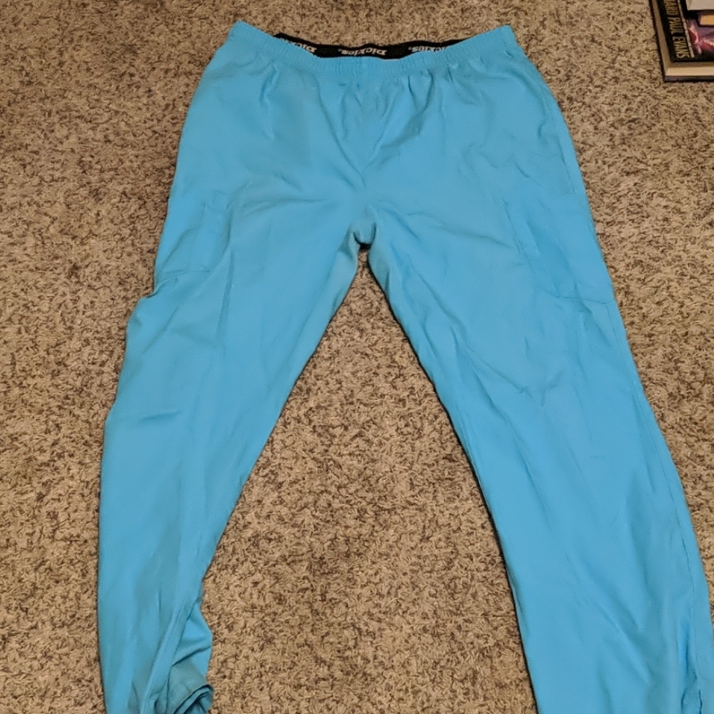Blue scrub pants